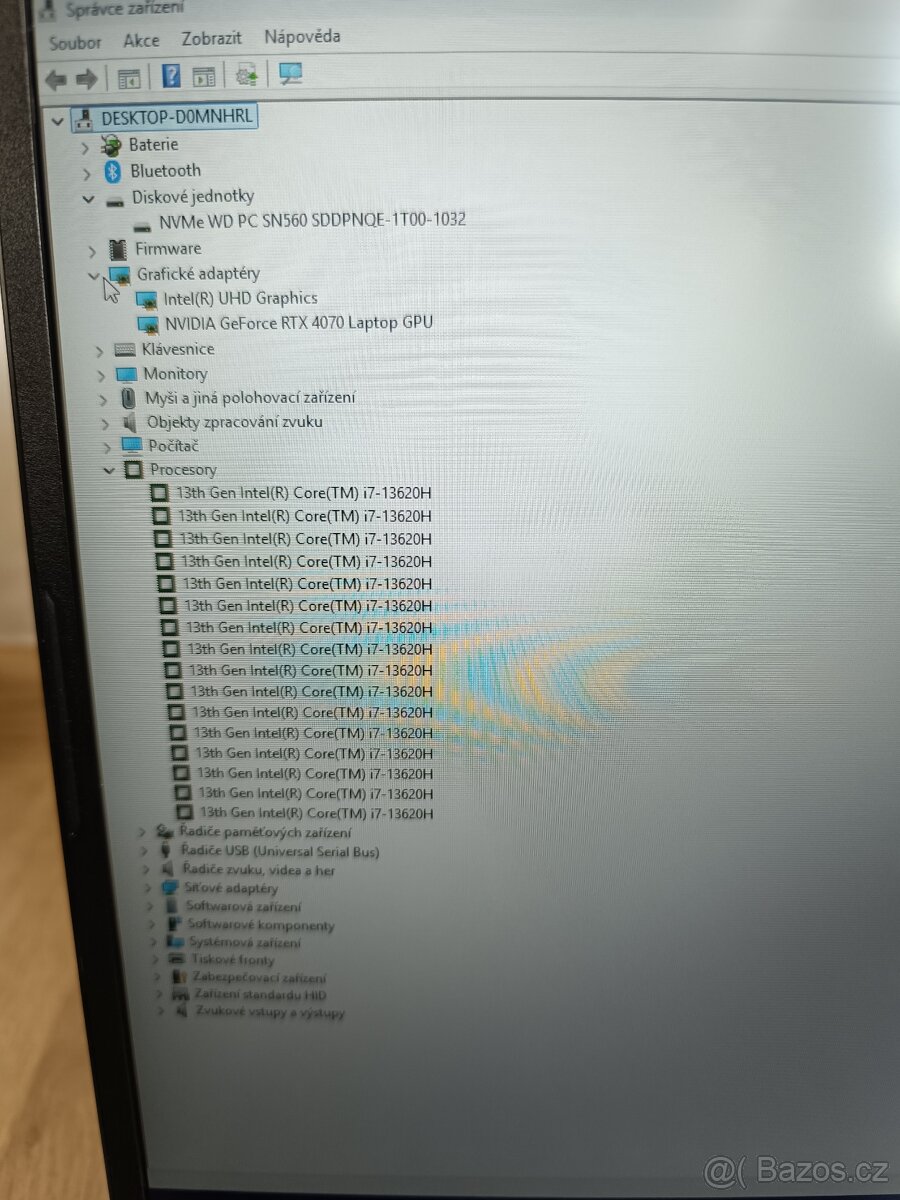 Prodám Herní Notebook MSI Katana 17 (i7,RTX 4070) - 6
