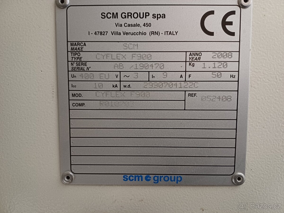 CNC vrtací centrum SCM CYFLEX F900 - 6