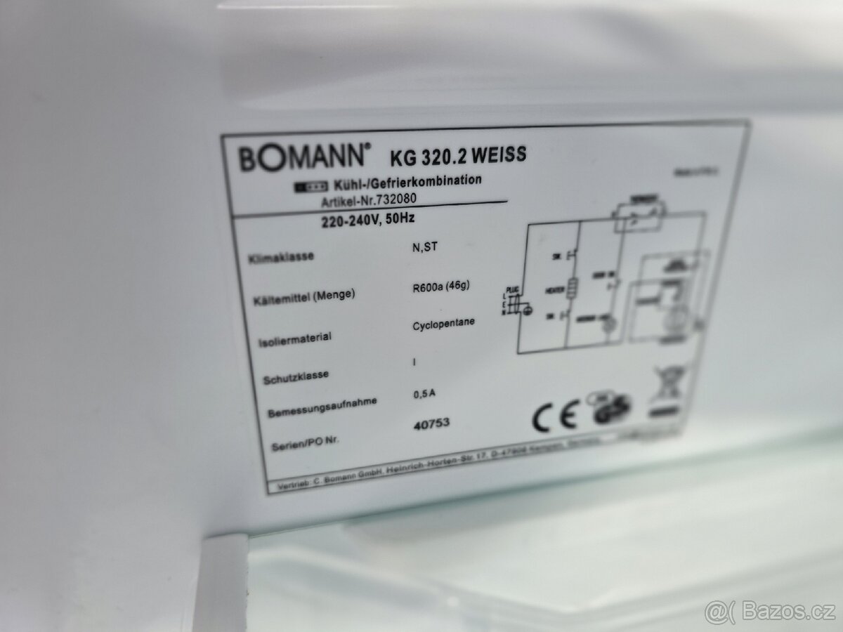 Kombinovaná lednice Bomann - 6