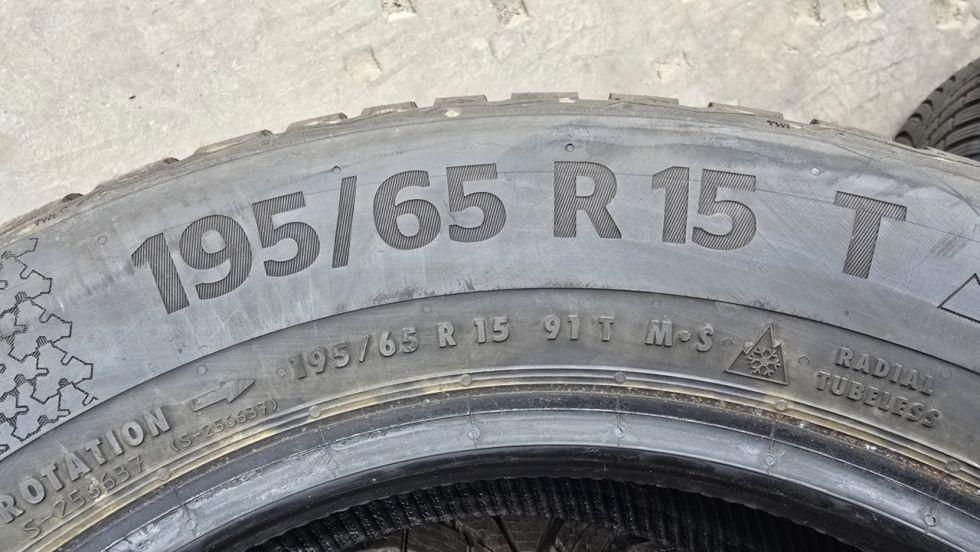 Zimní pneu 195/65/15 Continental - 6
