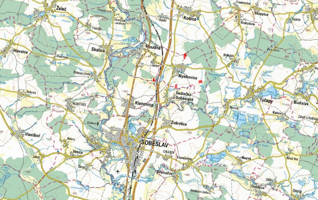 Zemědělská půda, prodej, Myslkovice, Tábor - 6