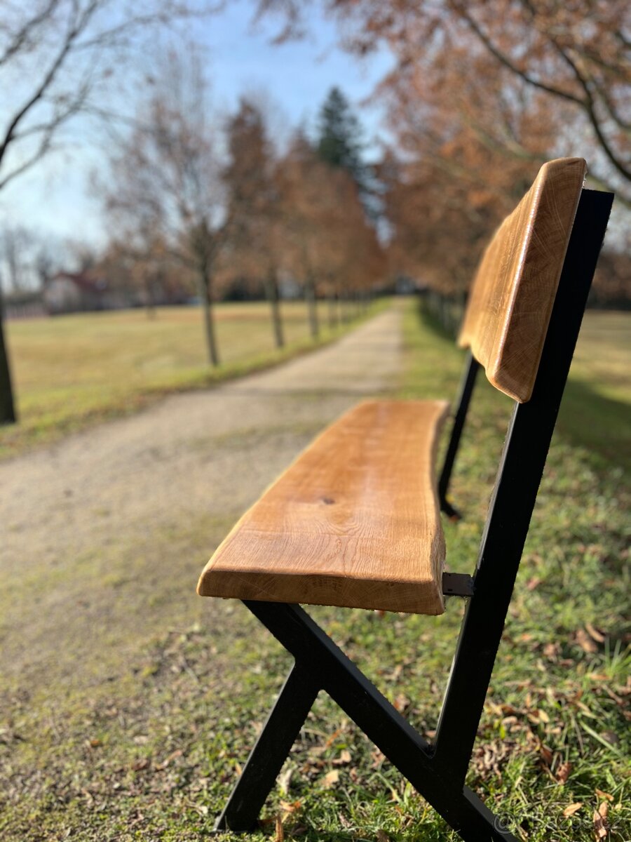 Zahradní lavička : DUB - doprava zdarma - 6