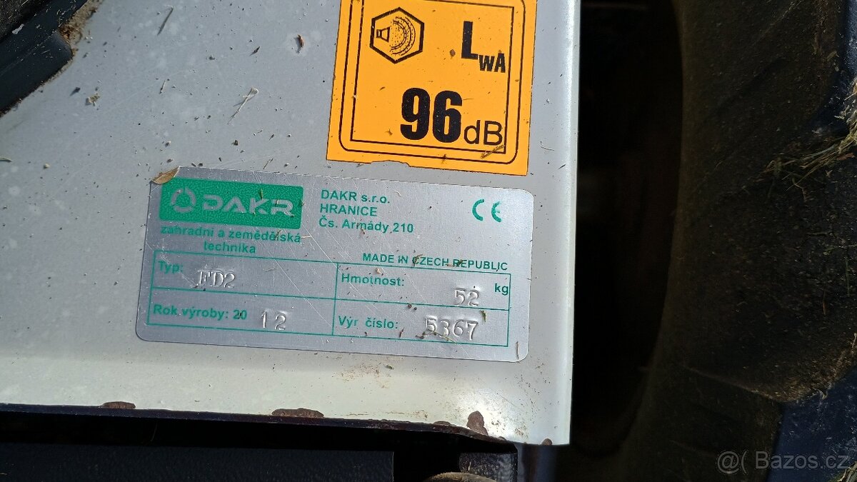 BUBNOVÁ SEKAČKA DAKR PANTER FD2 + RZS70 - 6
