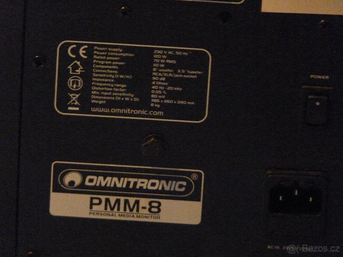 Reprosoustavy aktivní Omnitronic - 6