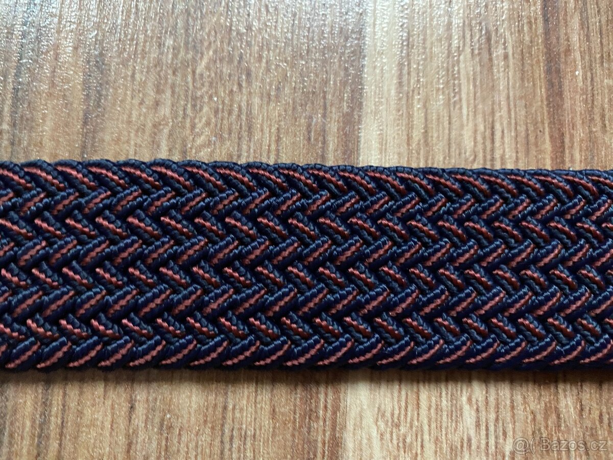 Nový pánský pružný opasek Bandi - tmavě vínový, L/XL - 6