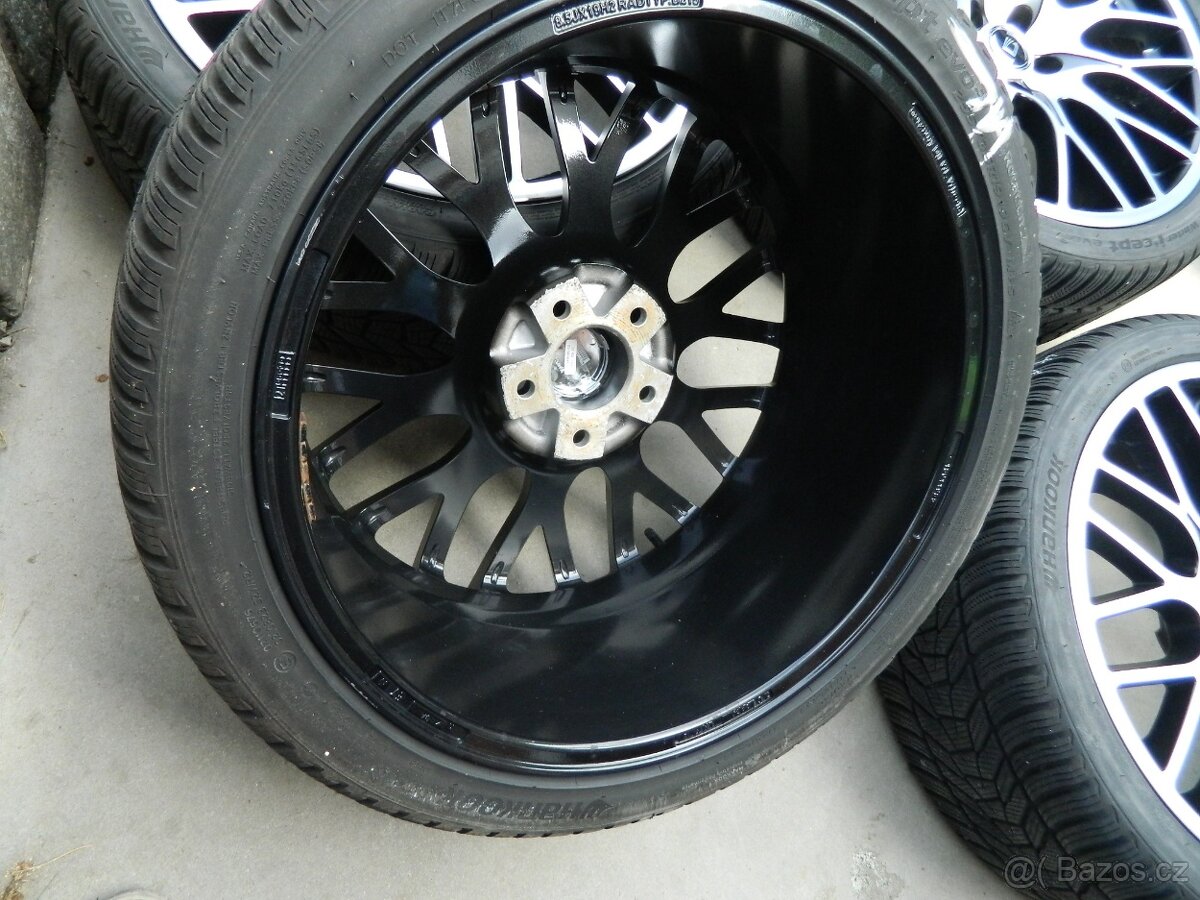 alu kola 5x112 +zimní pneu 7,5mm r19 Audi S5 - 6