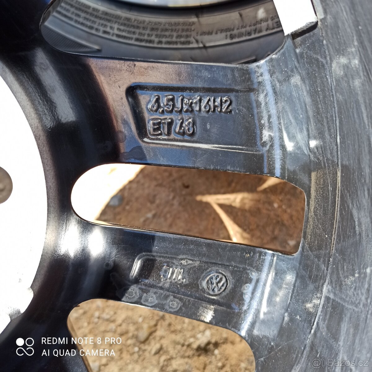 Orig.alu disky VW TOURAN,VW CADDY 16" - 6