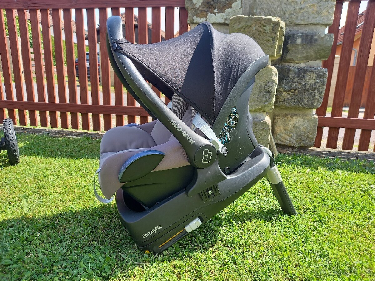 Kombinovaný kočárek Dorjan (vajíčko MaxiCosi se základnou) - 6