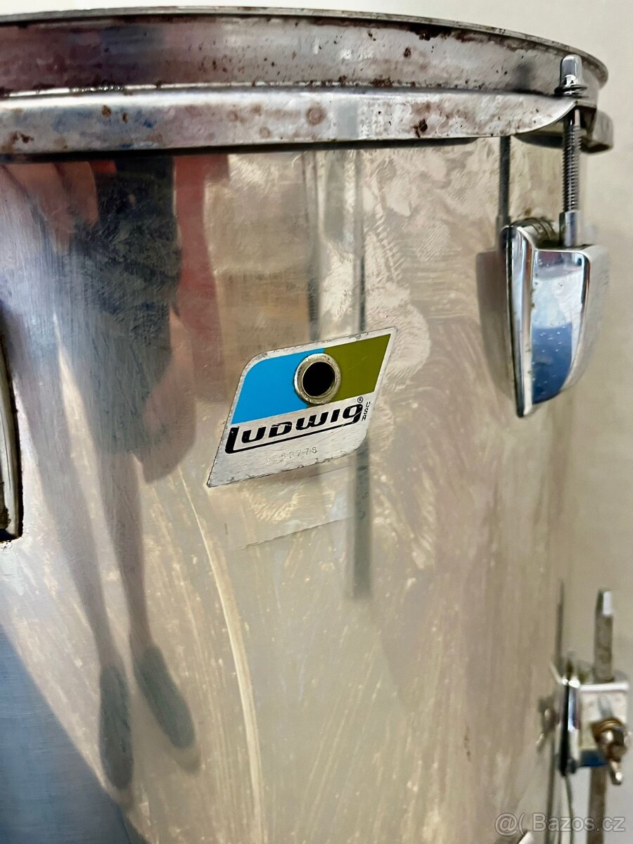 LUDWIG STAINLESS BLUE - OLIVE BADGE - 6