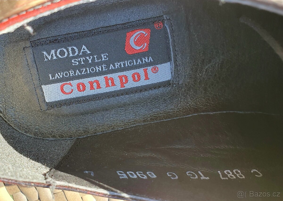 Celokožené polobotky CONHPOL vel. 42 - 6