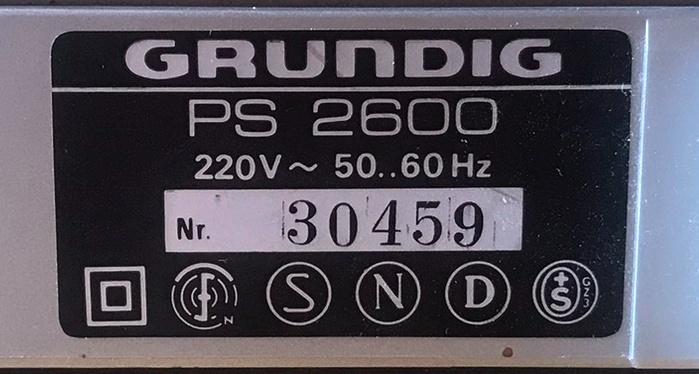 GRAMOFON GRUNDIG PS 2600 /TECHNICS (ROK 1982) PLNÝ AUTOMAT , - 6