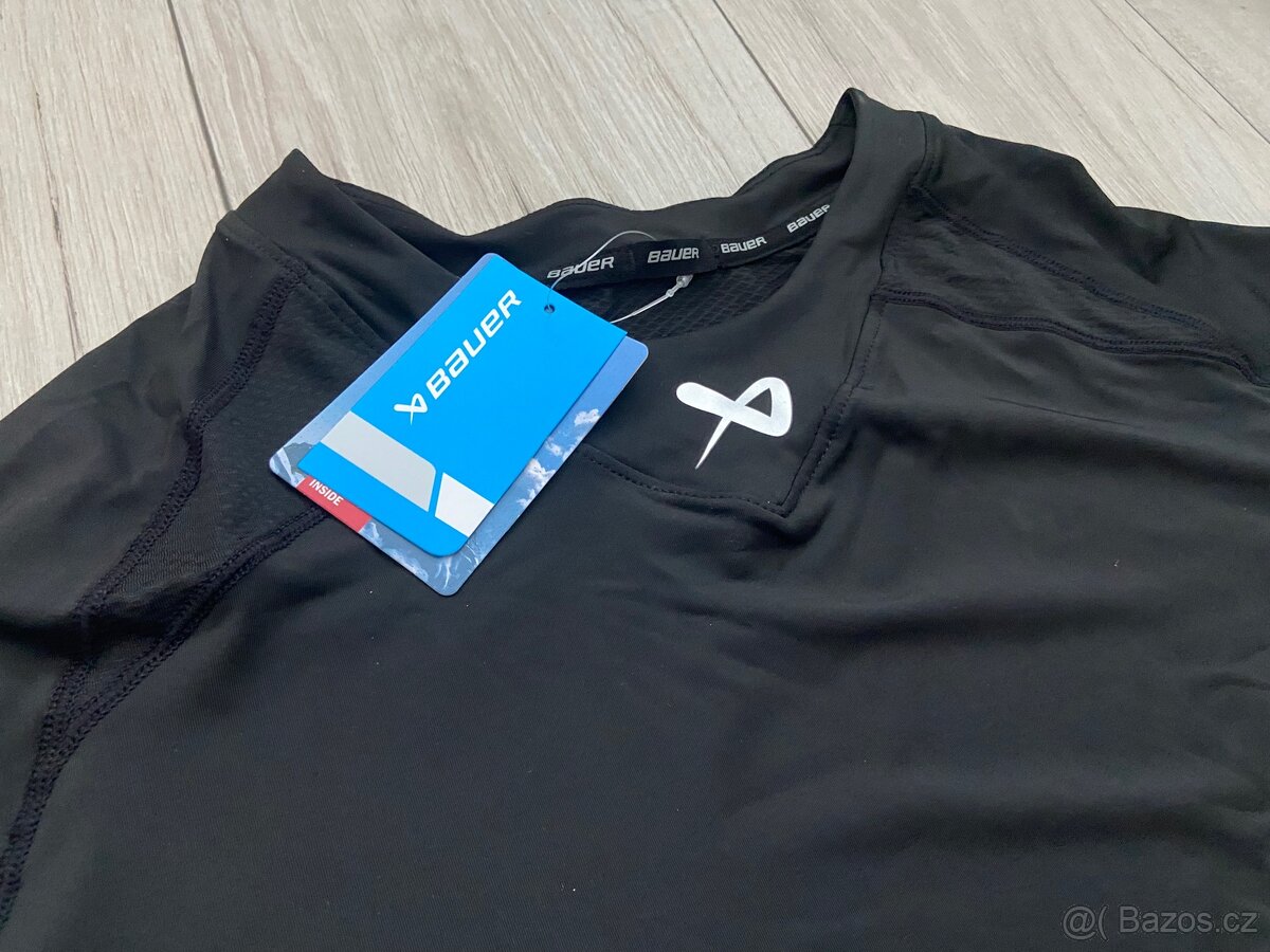 Hokejové kompresní ribano Bauer vel. M NOVÉ - 6
