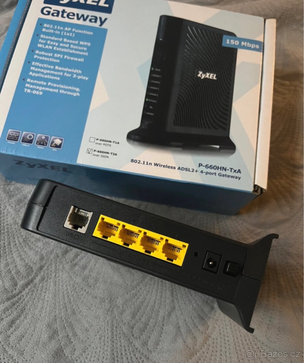 Wi-Fi router Zyxel – nový, včetně původního balení - 6