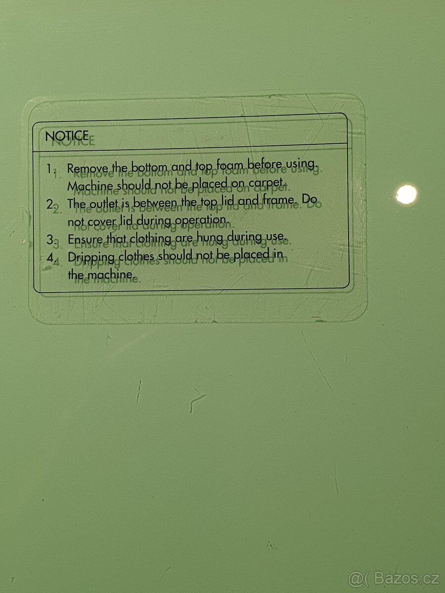 sušička prádla, 50L, dotykový panel, LED - 6