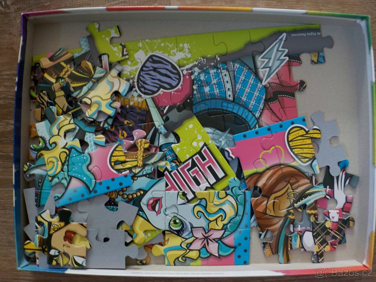 Puzzle pro holčičky Disney, Monster High.... - 6