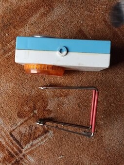 Malý svěrák,retro svítilna - 6