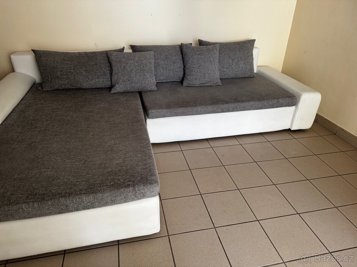 Rozkládací sedací souprava s úložným prostorem - 6
