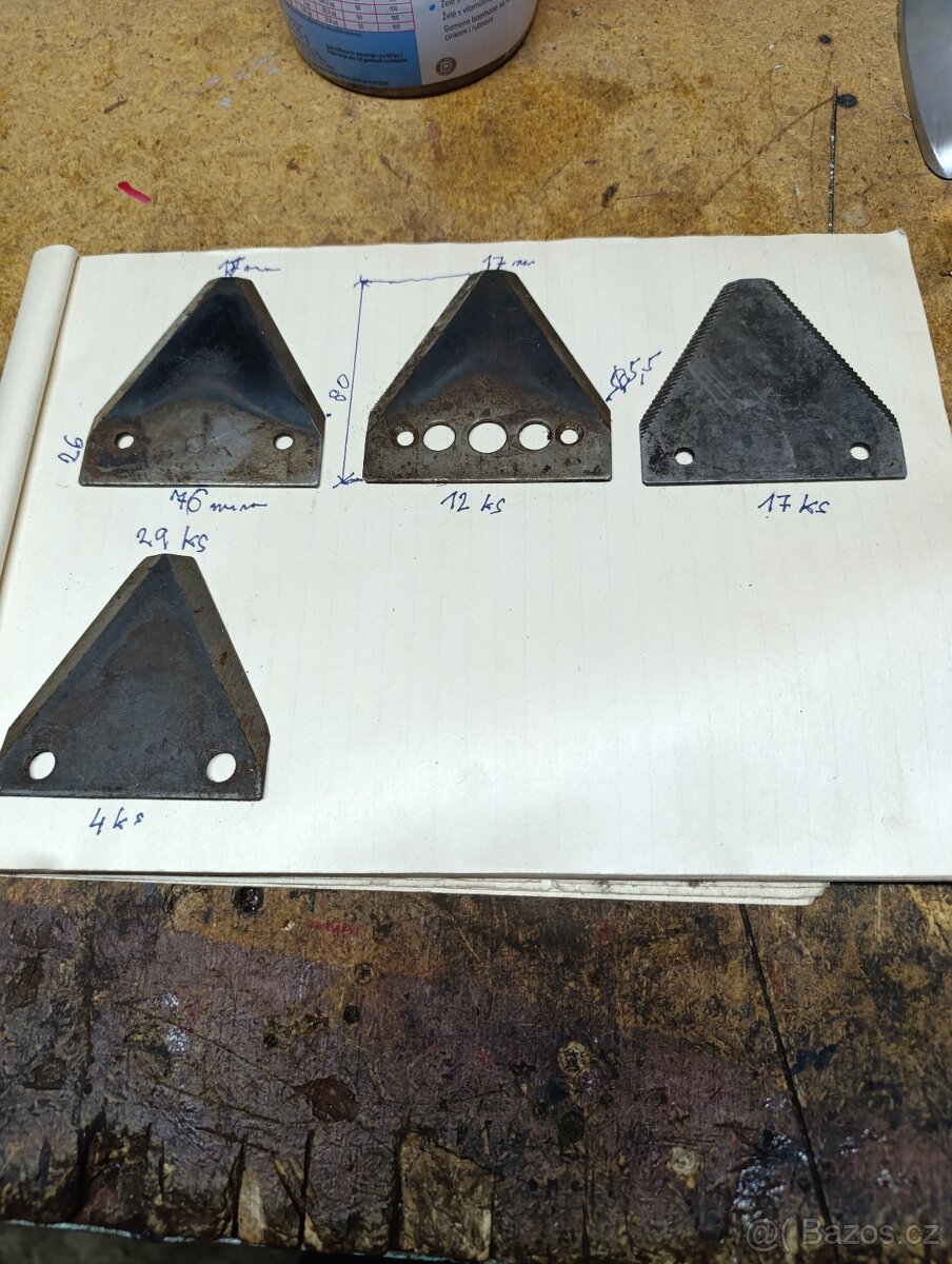 Nože na rotavator nebo sekačku - 6