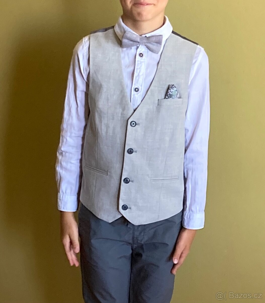 Společenská vesta pro kluka 10 let - 6