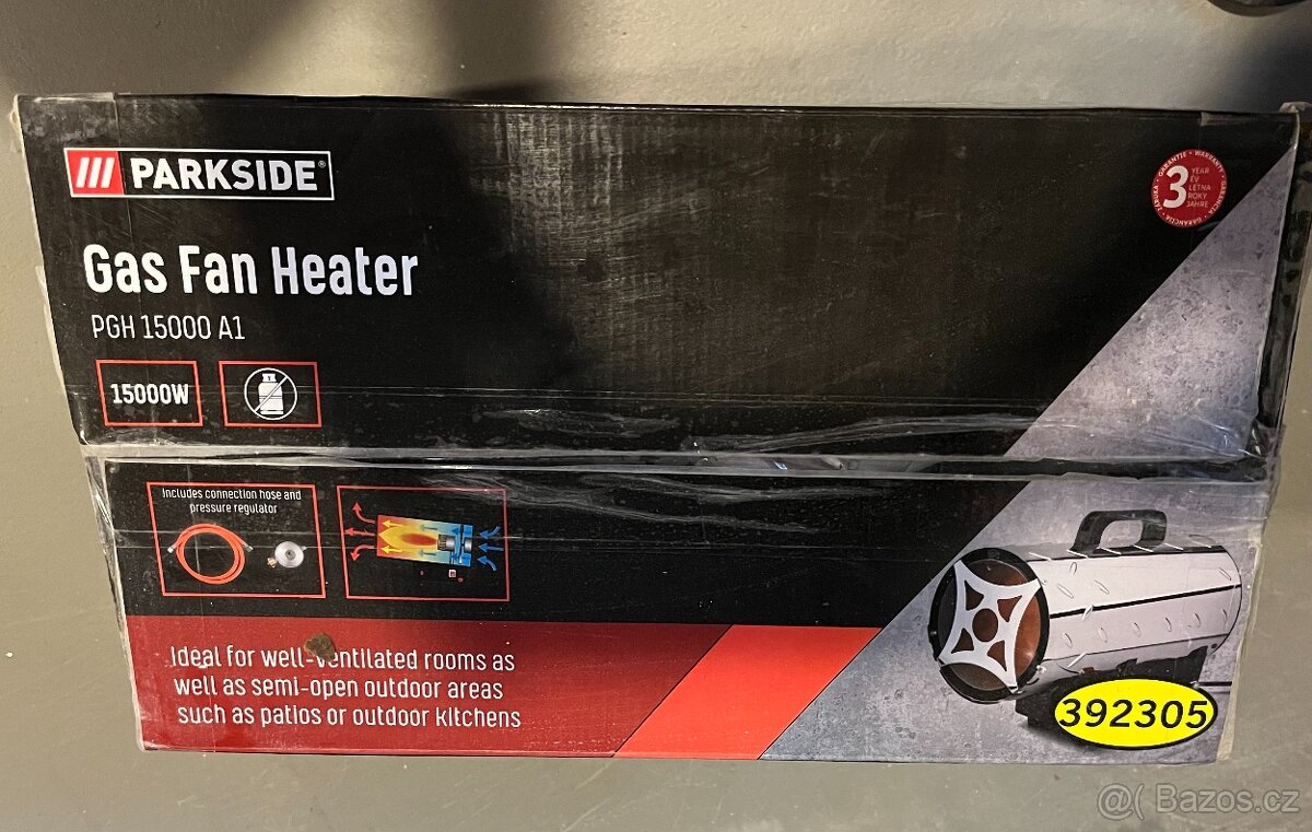 Plynový ohřívač (přímotop) Parkside PGH 15000 A1 - 6