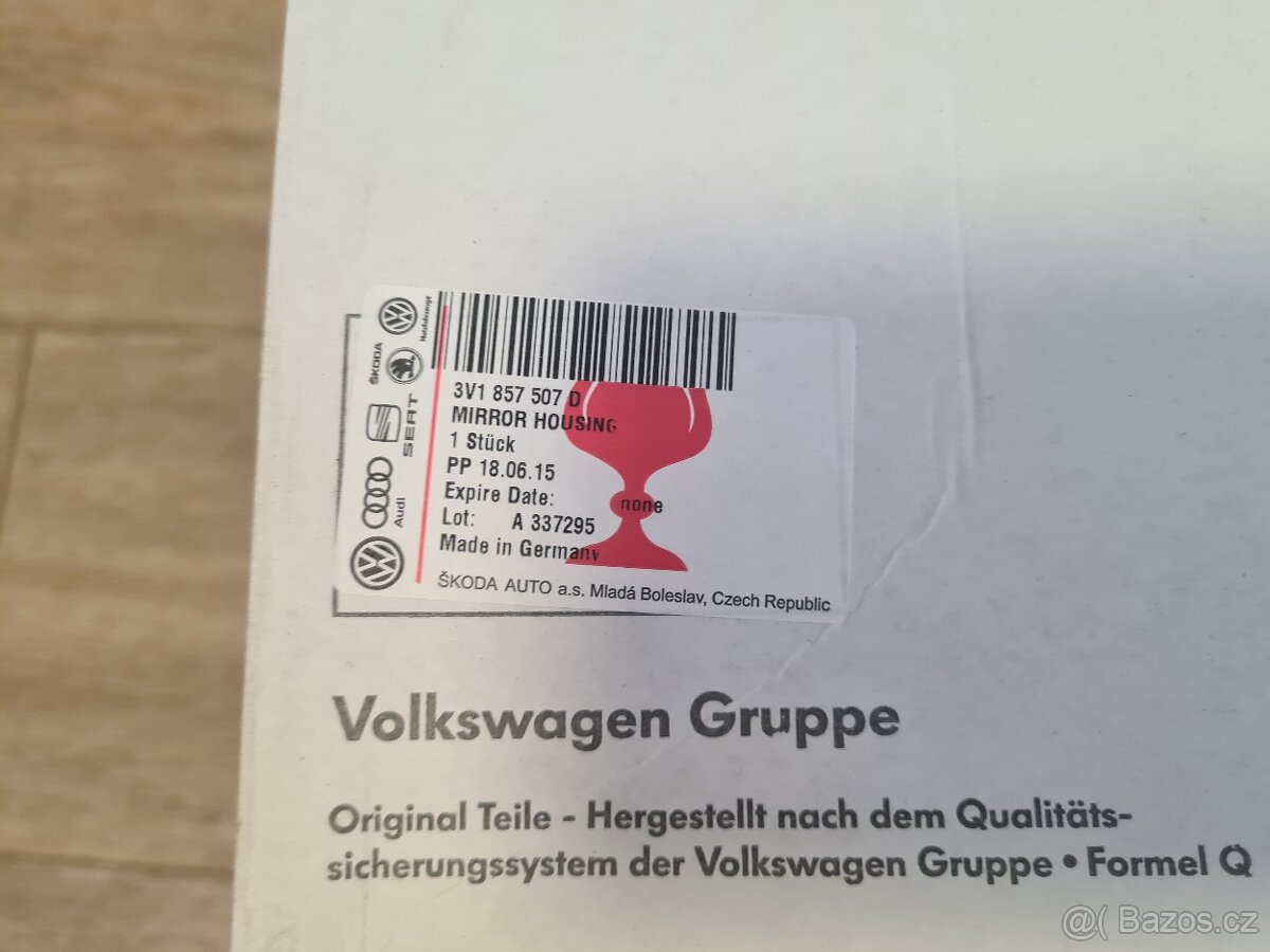 NOVÉ Zrcátka Superb 3 - 11+2 PIN - ORIGINÁL - 6