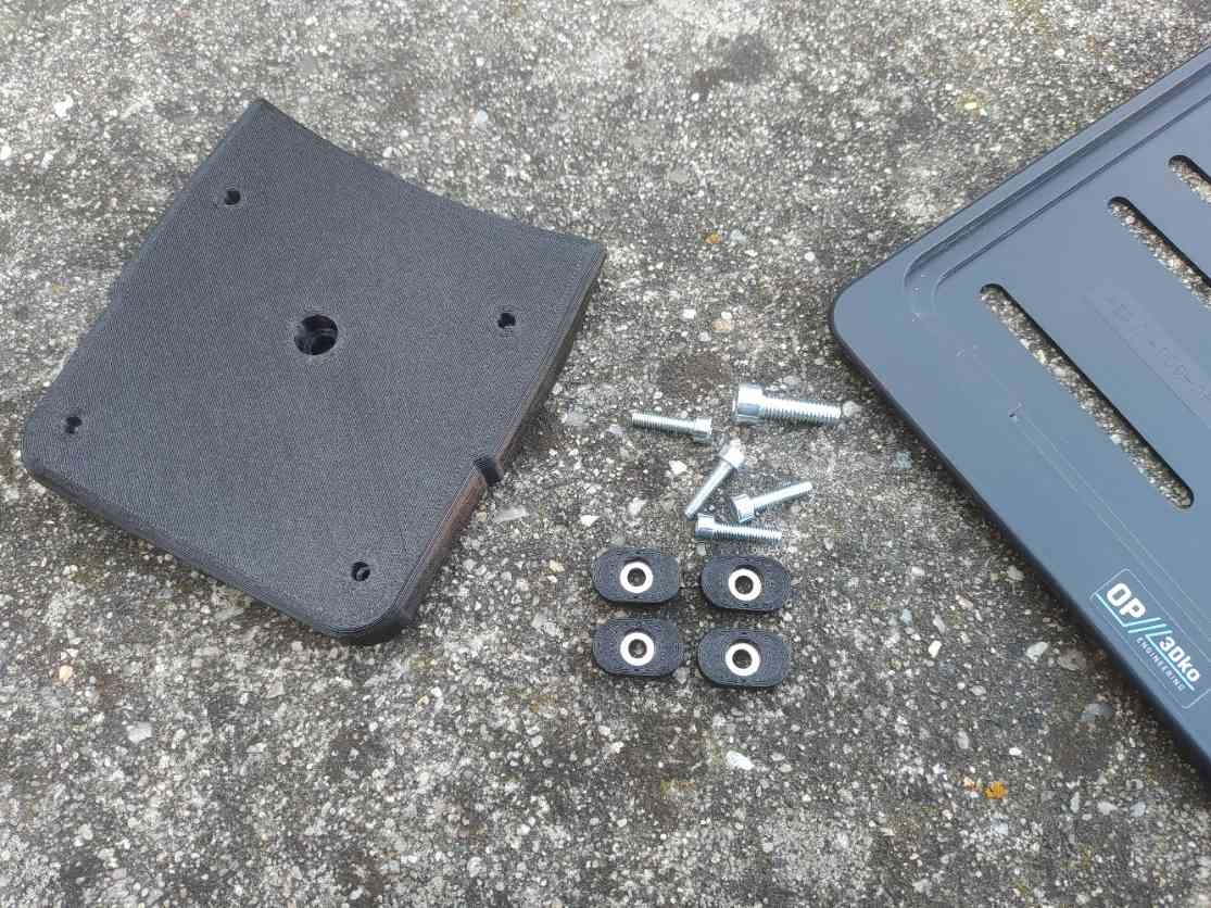 ČZ 125/488 (175/487) - držák sada rámečku SPZ - 6