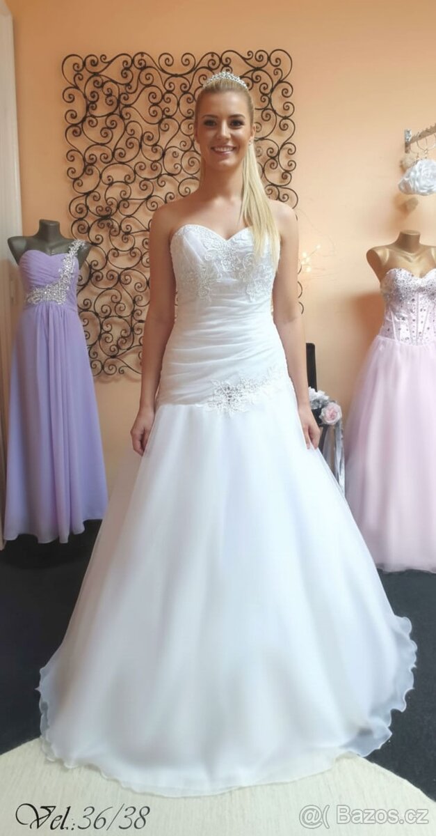 SVATEBNÍ ŠATY DO TANEČNÍCH-výprodej - 6