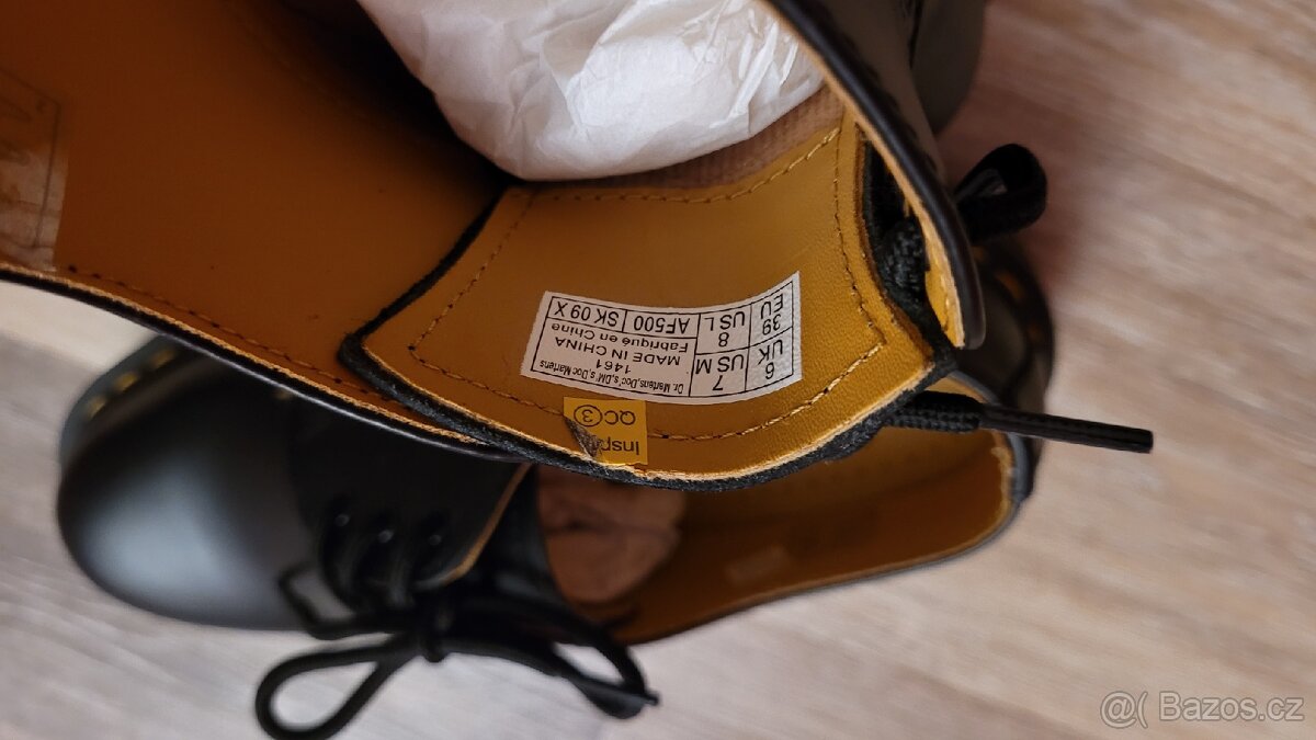 Dr.Martens 1461 vel.39, úplně nové nenošené - 6