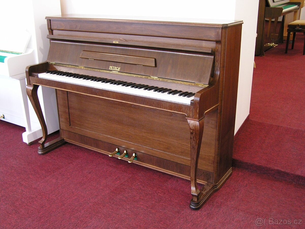 Prodám pianino Petrof mod.105 Antik - 6