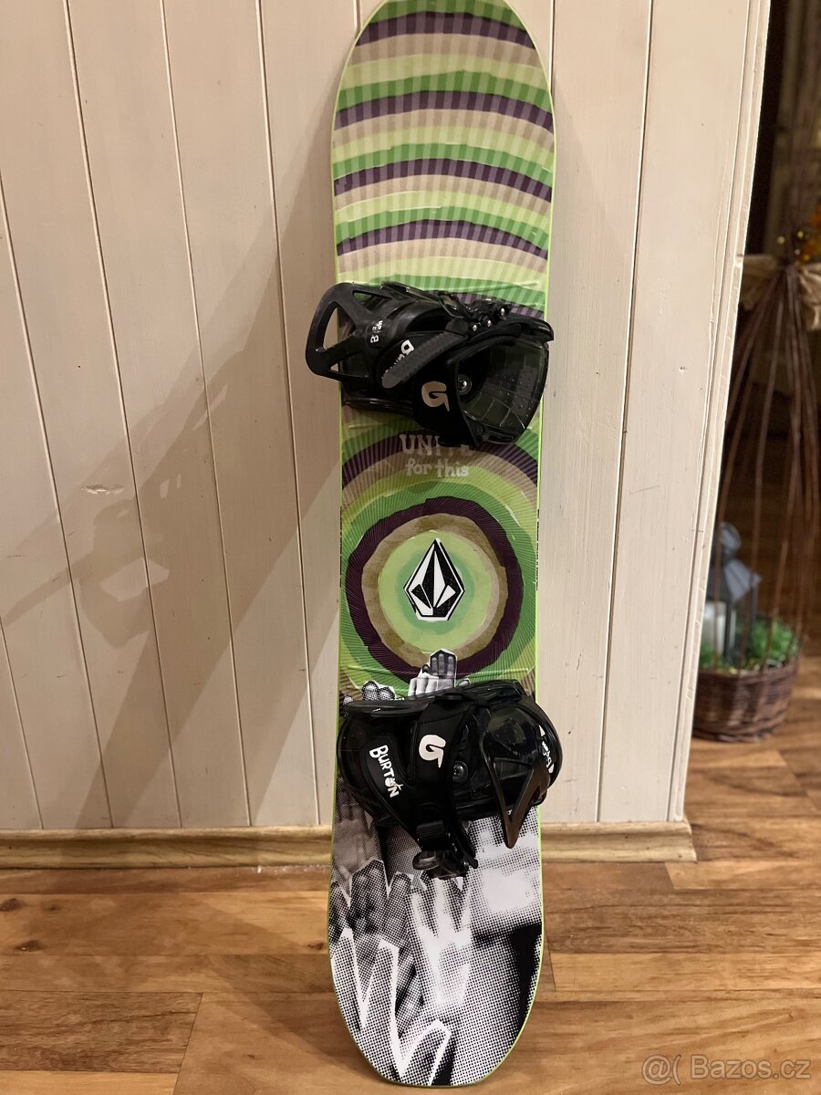 Nabízím prkno NITRO/VOLCOM 106cm, Burton Groom kombinace XSs - 6