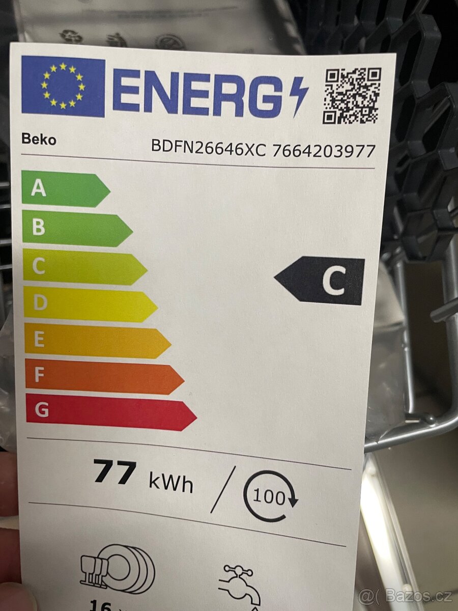 Nepoužitá myčka Beko BDFN26646XC - 6