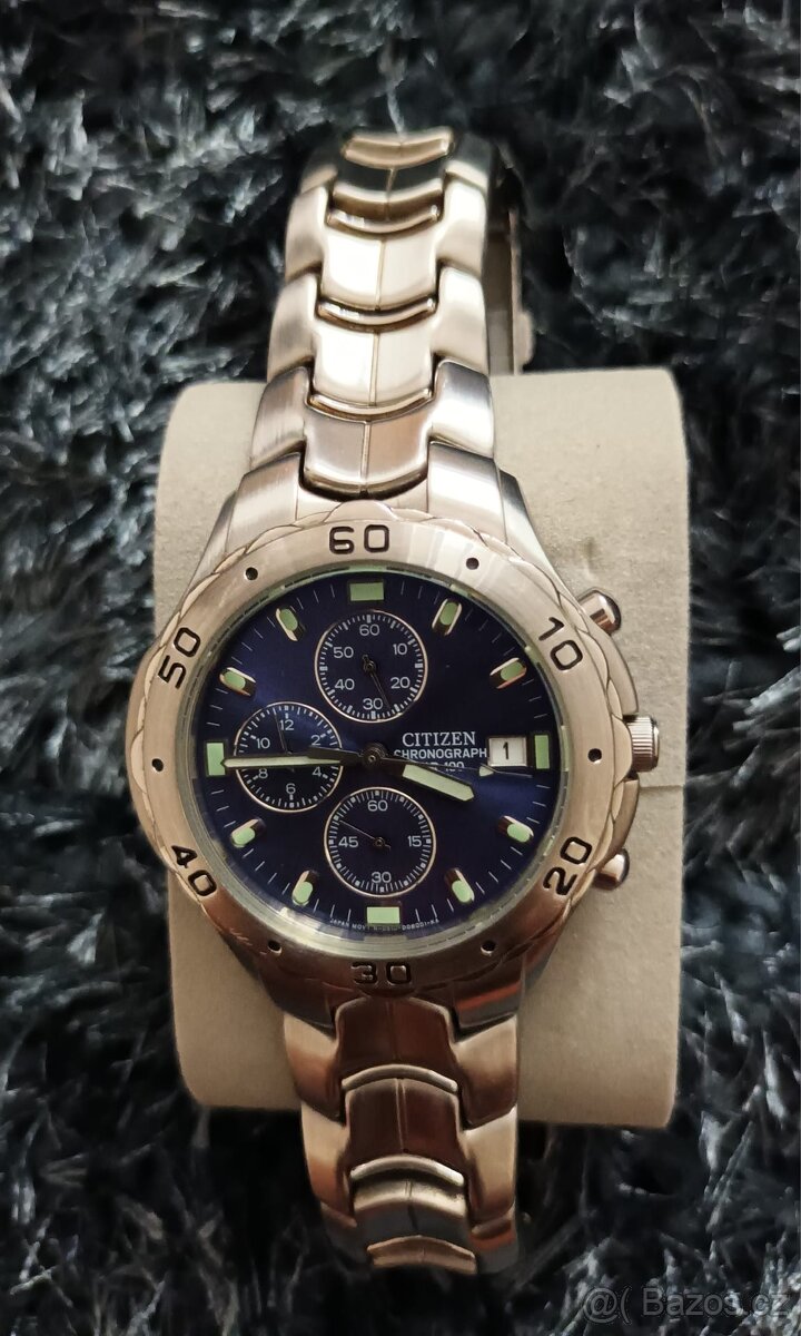 Luxusní pánské hodinky CITIZEN Chronograph WR100 - 6
