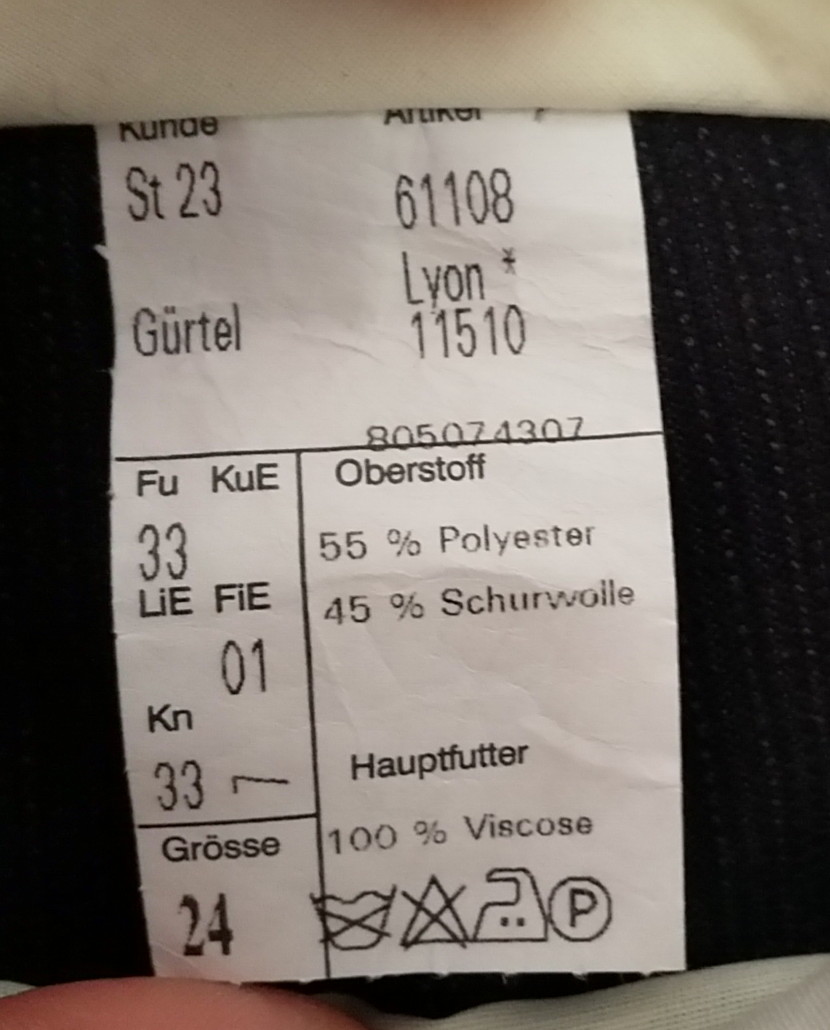 Pánský oblek černomodrý sako + kalhoty 24 K Riccardo Germany - 6