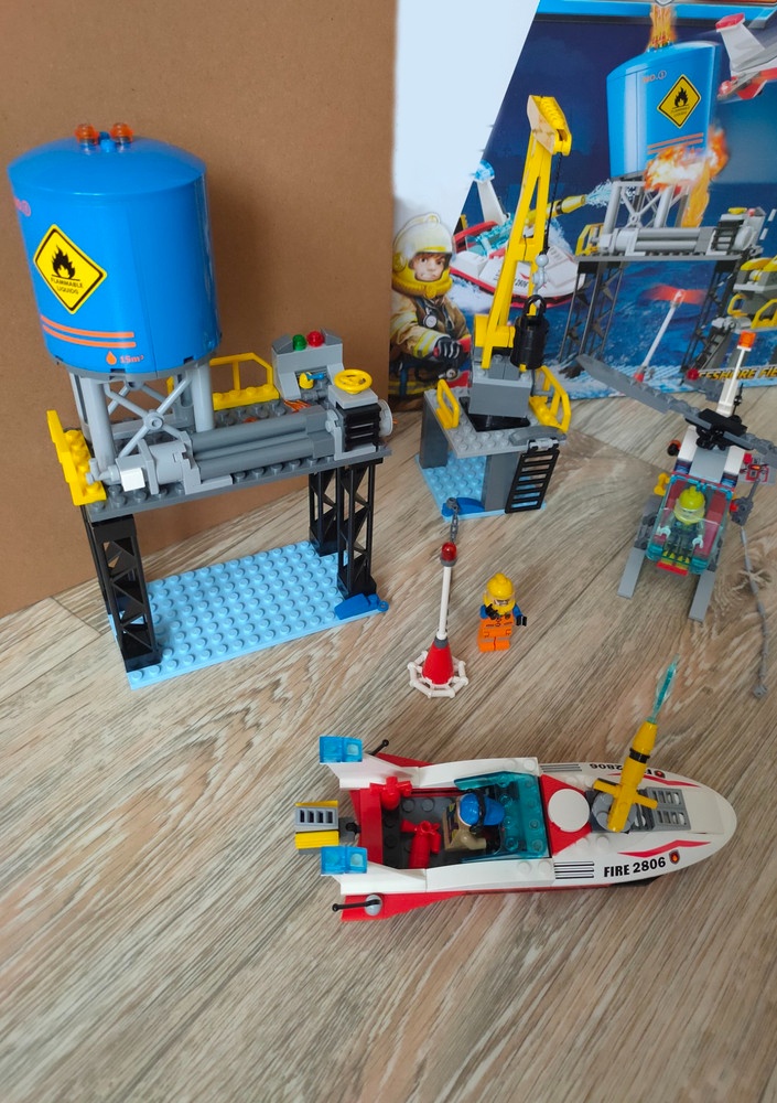 stavebnice Hasiči Ropná plošina - 6