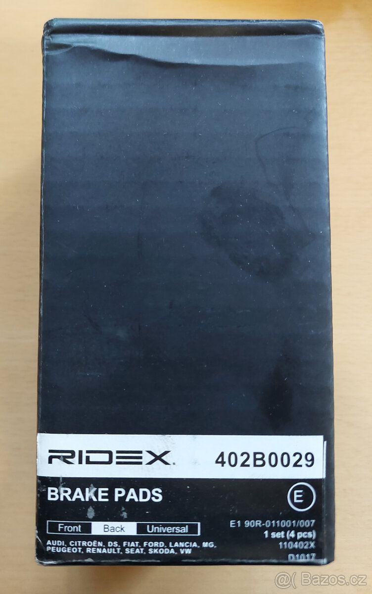 Brzdové destičky Ridex 402B0029 NOVÉ - 6