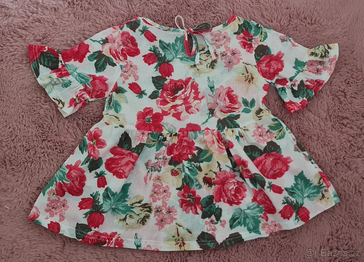 dívčí tunika a dvoje legíny PEPCO vel. 116 + zdarma triko - 6