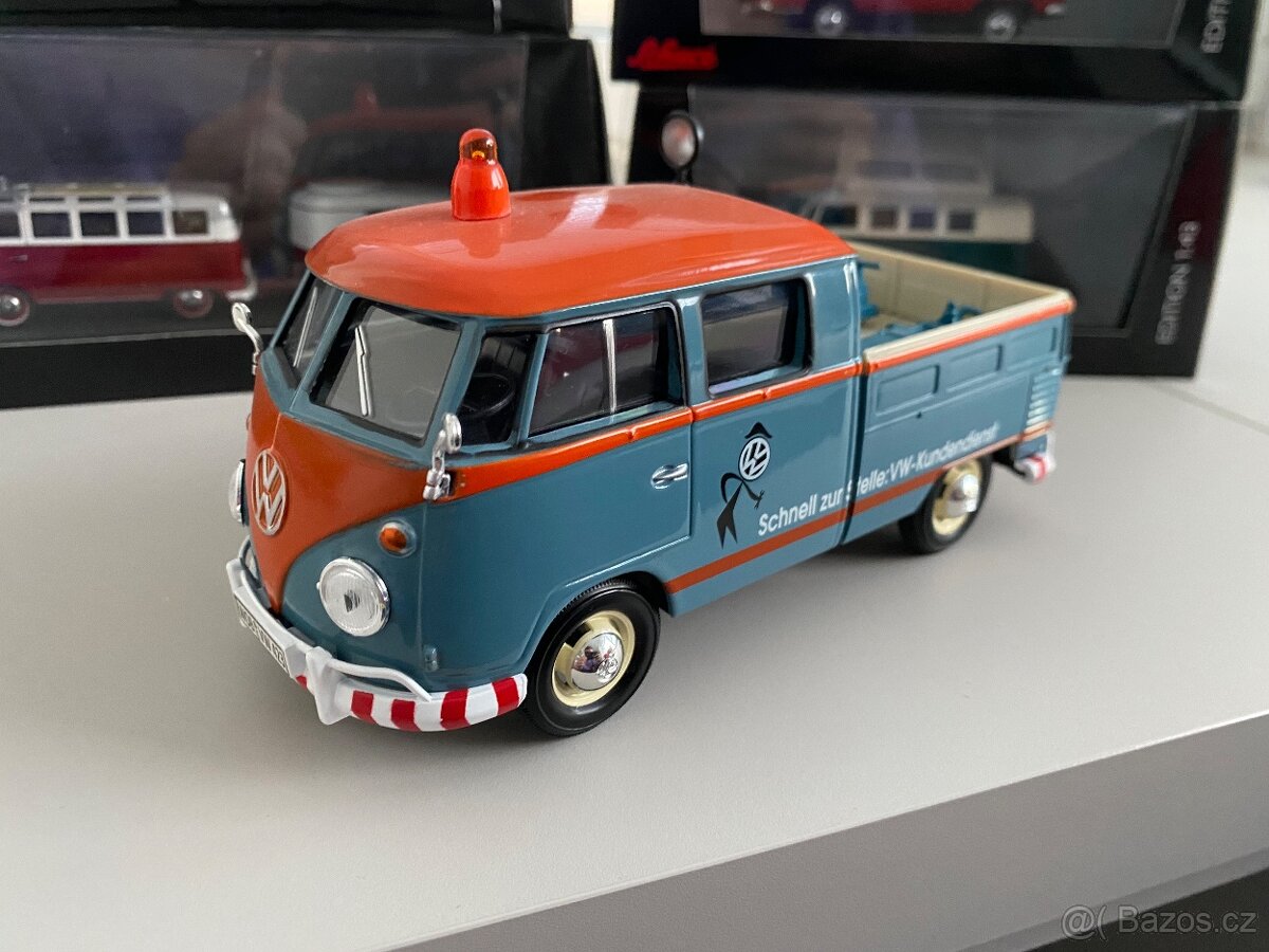 Schuco 1:43 VW Volkswagen T1 T2 Transporter Caravan - 6