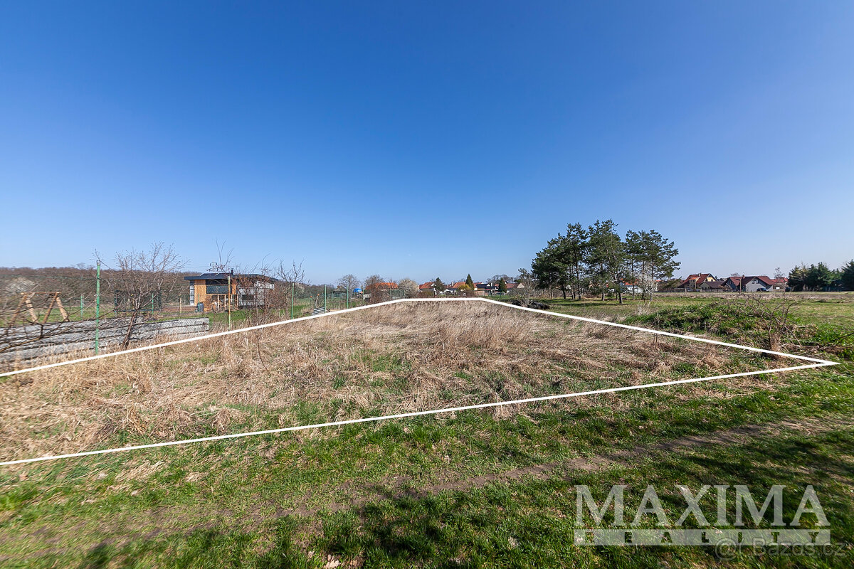 Pozemek o ploše 850 m2 - Krabčice, Krabčice - 6