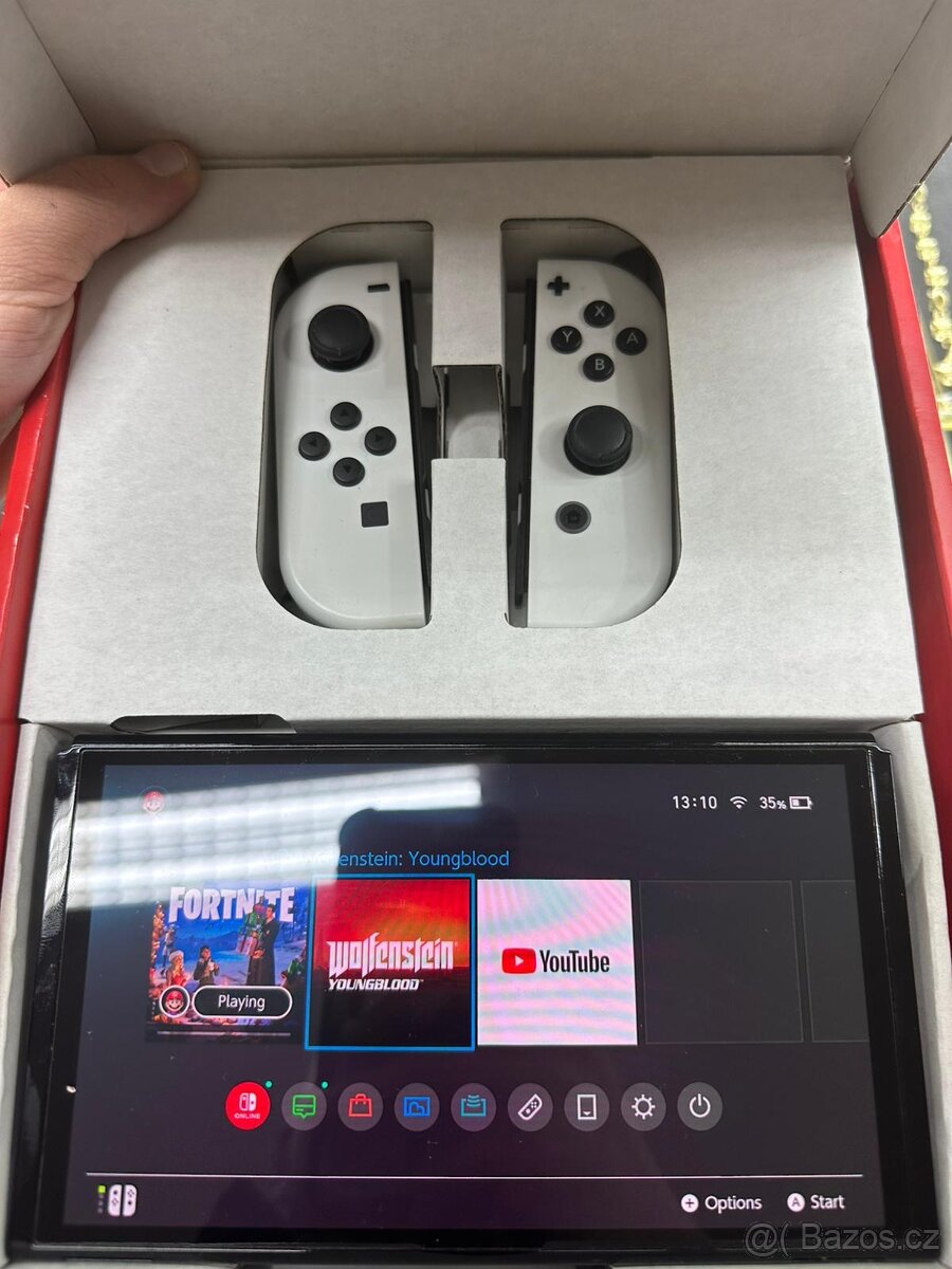 Nintendo switch OLED kompletní balení. - 6