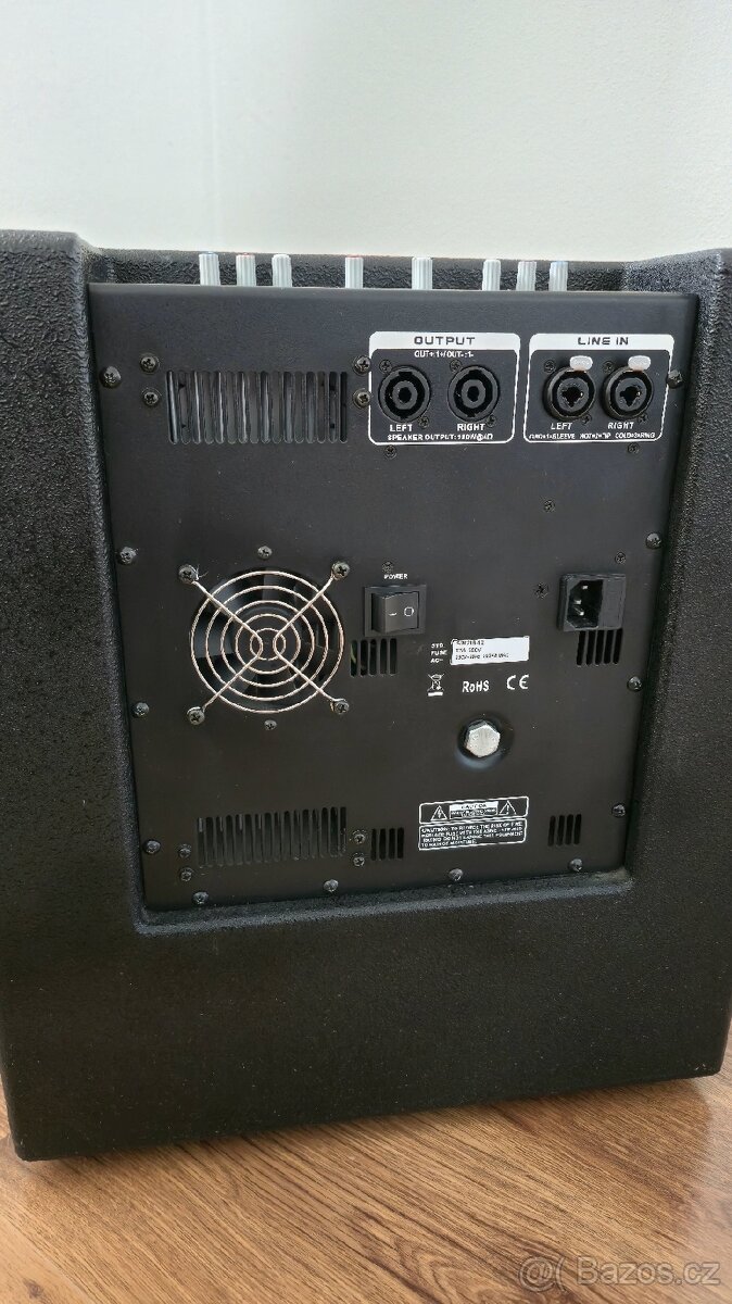 Reprobox PA set, 1x 12"woofer/2x 8" středobas + 1"driver. - 6