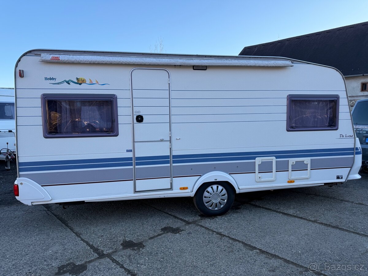 Hobby 495 - markýza, předstan, TV - 6