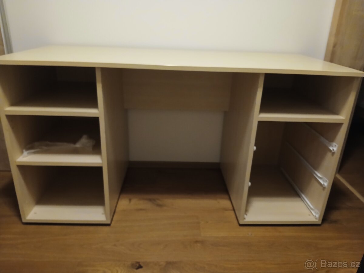 Šatní skříň s nástavcem a psací stůl - 6