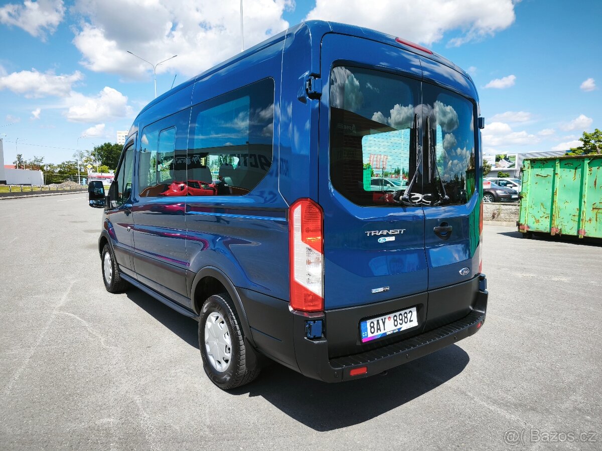 Ford Transit Mhev L2 2.0 TDi Ecoblue 96kw,9-místný,DPH,1.maj - 6