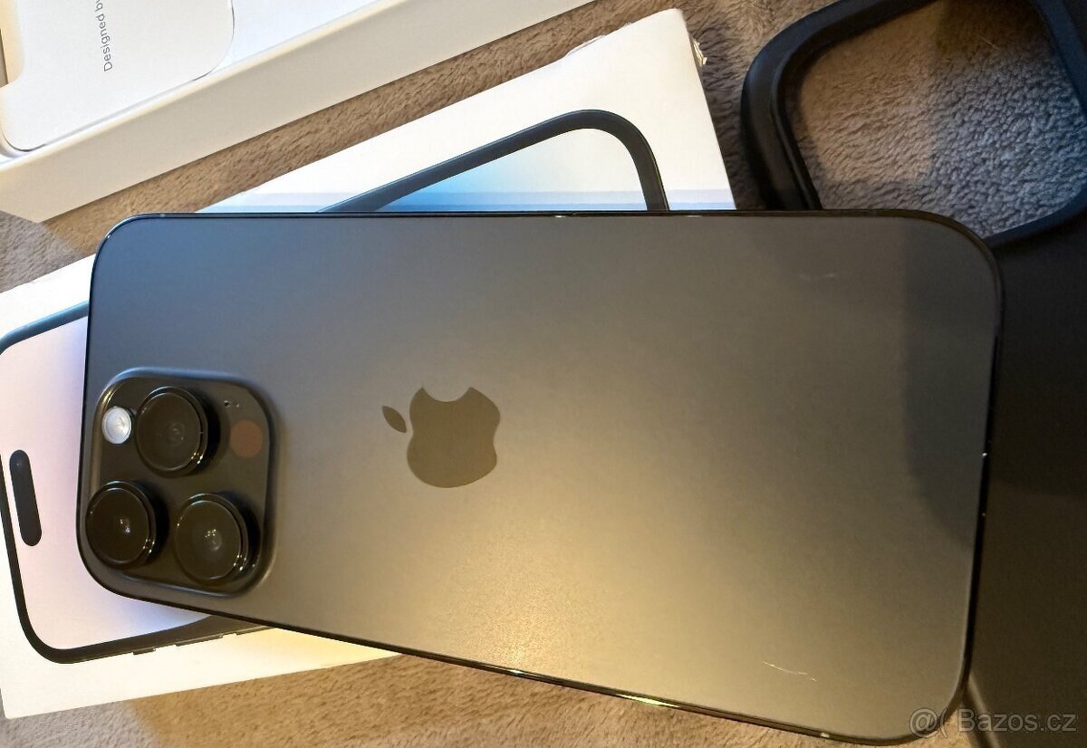 Prodám IPhone 14 PRO 128GB SPACE BLACK - 6