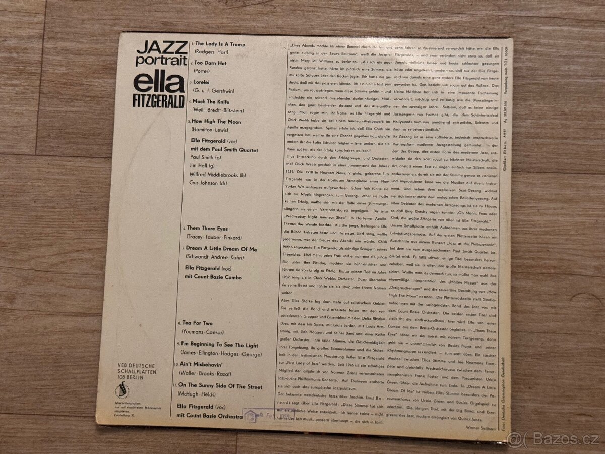 8 x LP desky (Madonna, Bartošová, Gott, Becaud, Fitzgerald.) - 6