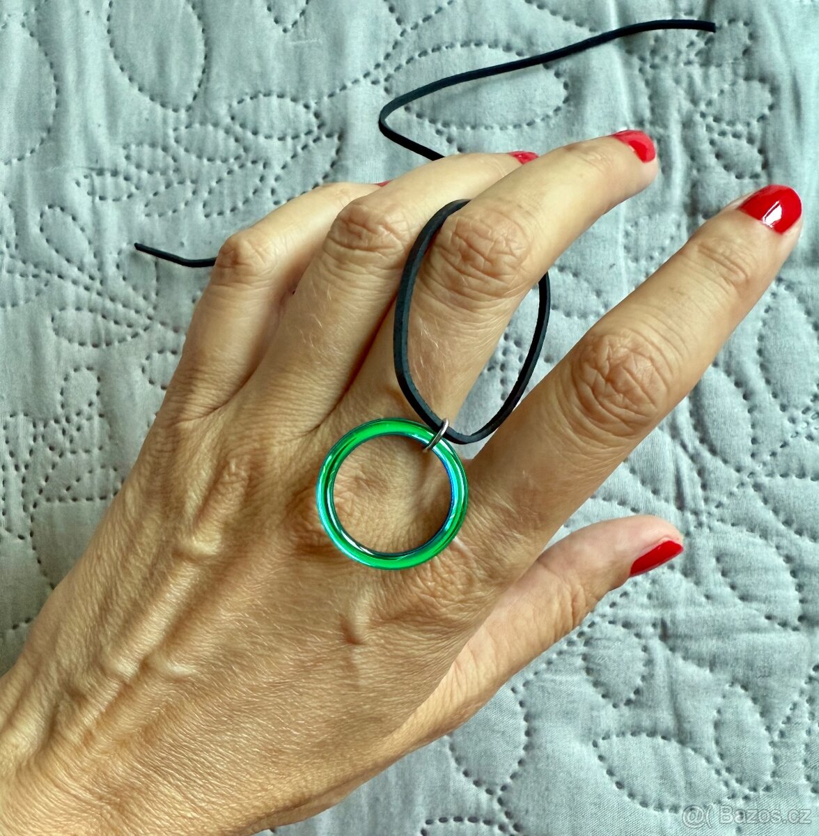 Orig. veselý set přívěsek + náušnice, chameleon, sleva. - 6