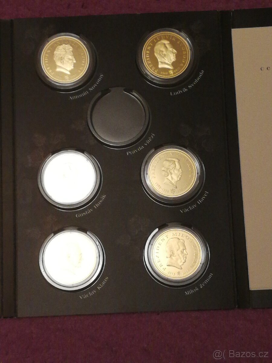 Pamětní medaile Naši prezidenti - 6