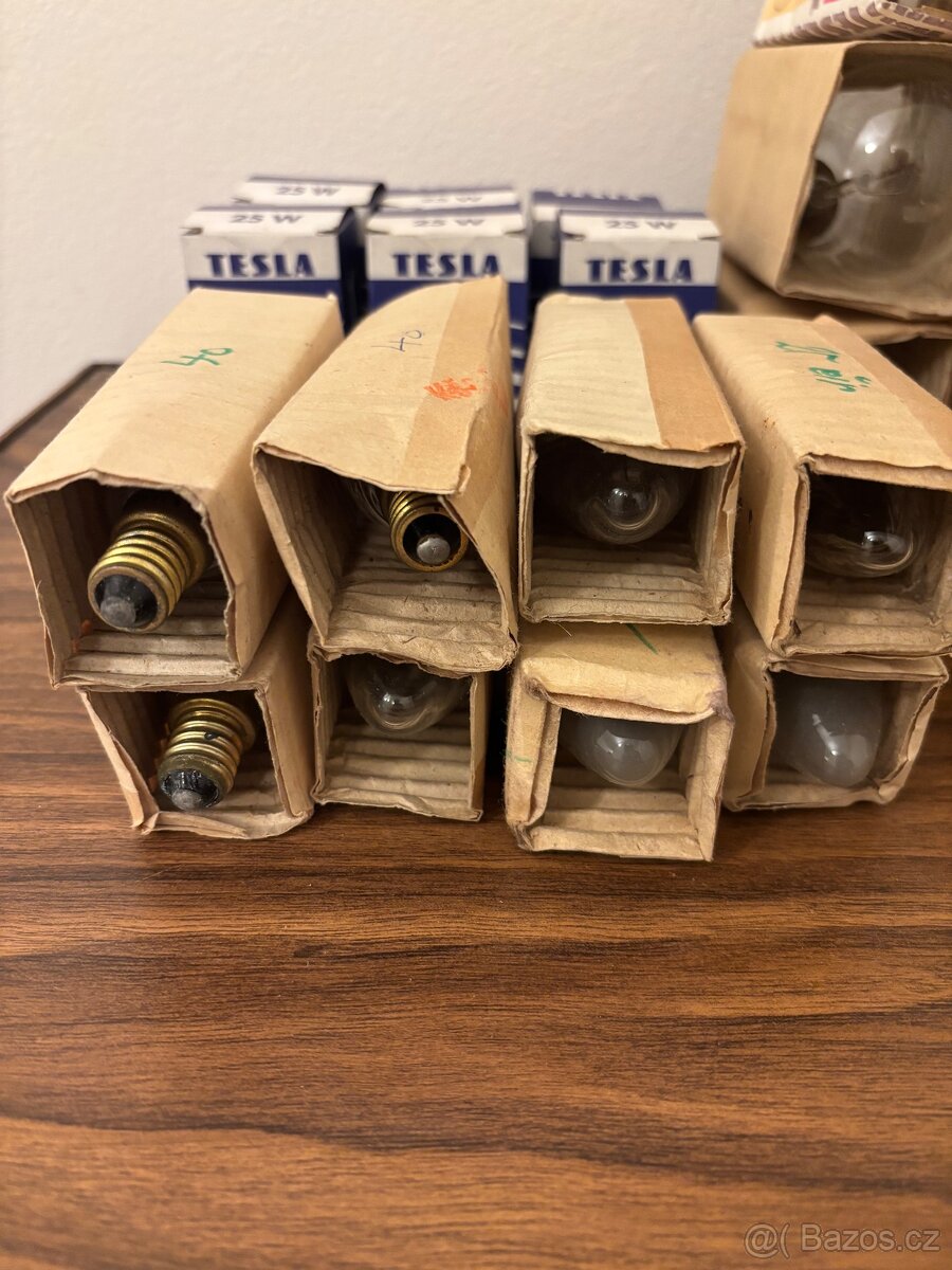 Staré žárovky retro TESLA - 6