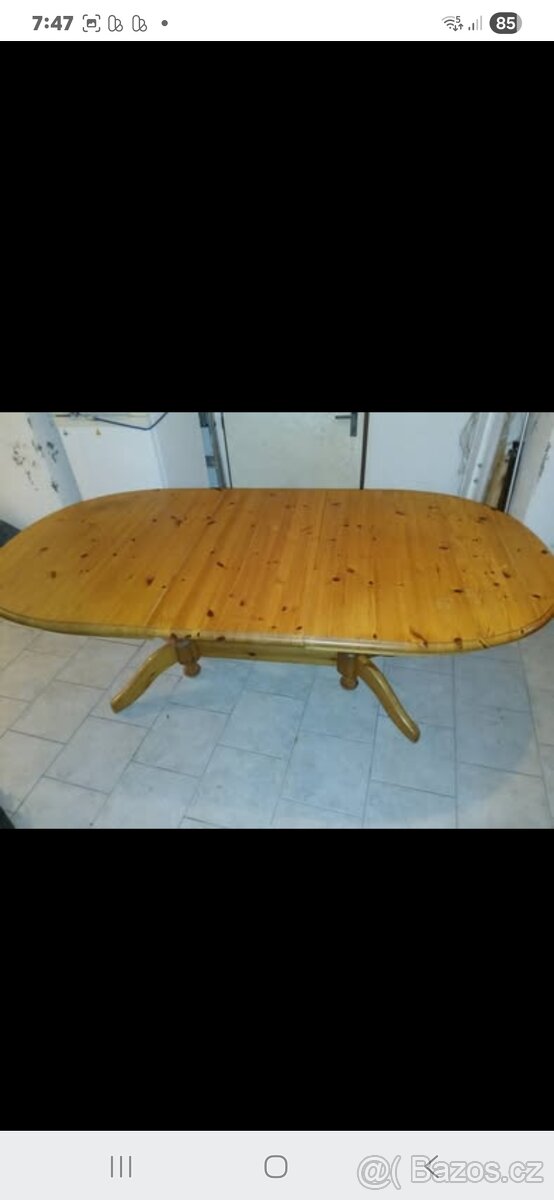 Velky masiv rozkládací Stůl - 6
