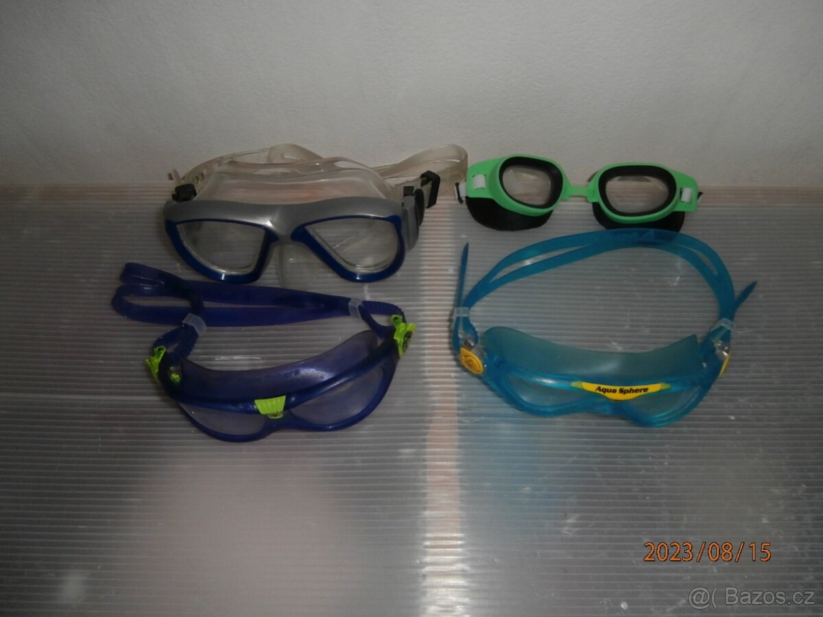 Nafukovací bazén 1 - 6 let. Plavecké brýle 4 - 8 let. - 6